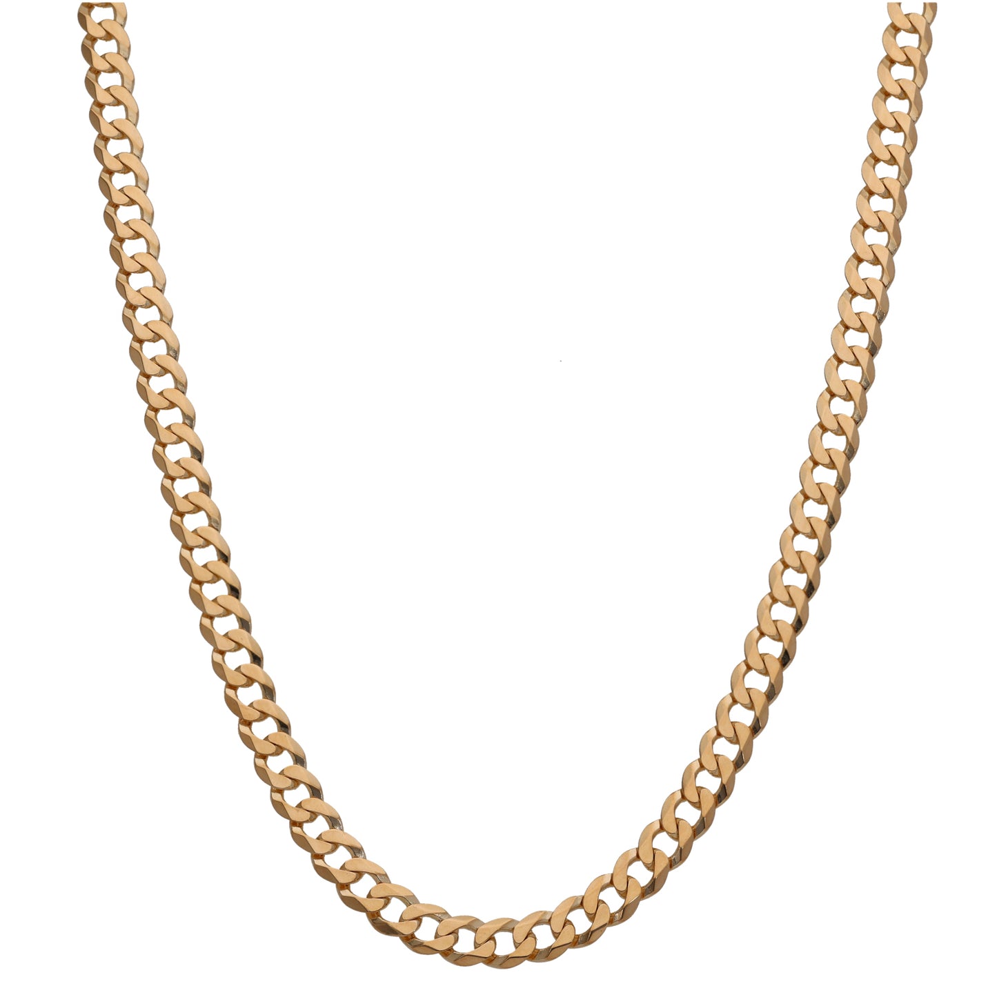 9ct Gold Curb Chain 20"