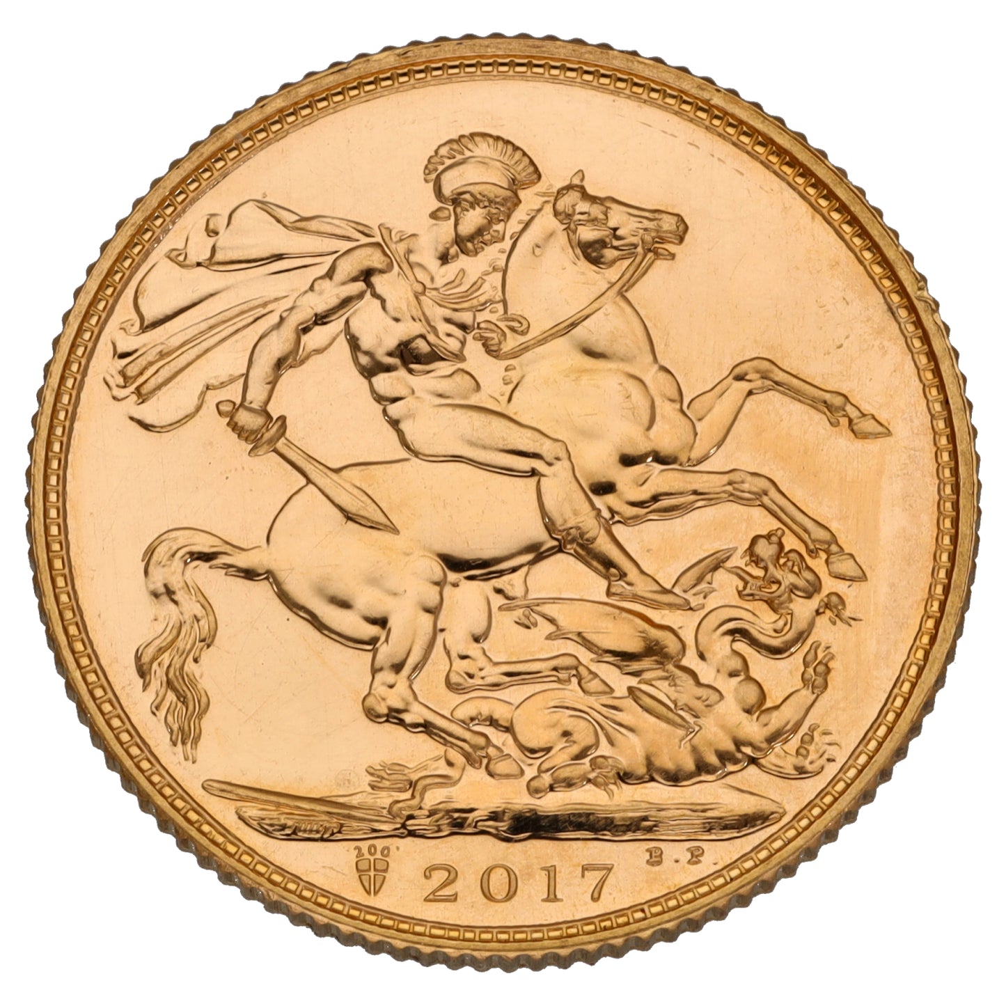 22ct Gold Queen Elizabeth II Full Sovereign Coin 2017