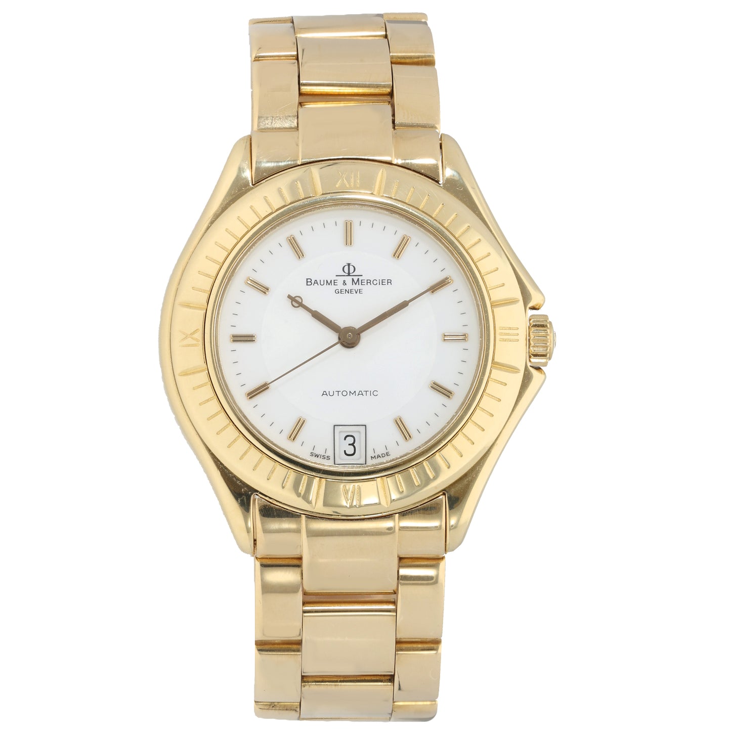 Baume Et Mercier Malibu MV045108 35mm Gold Watch