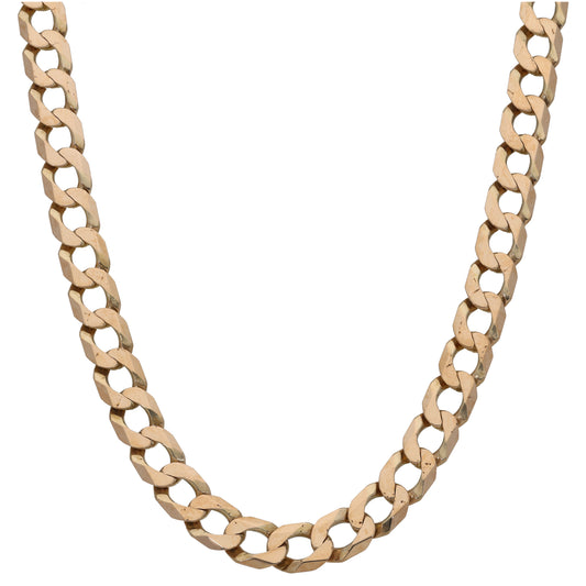 9ct Gold Curb Chain 20"