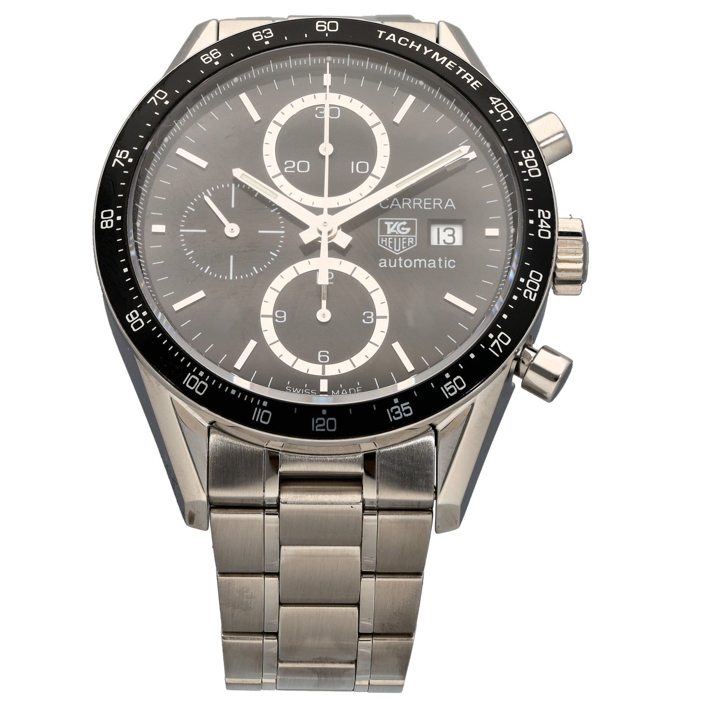 Tag Heuer Carrera CV2010 41mm Stainless Steel Watch