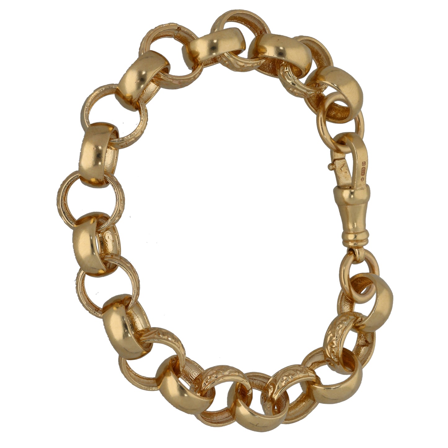 9ct Gold Belcher Bracelet