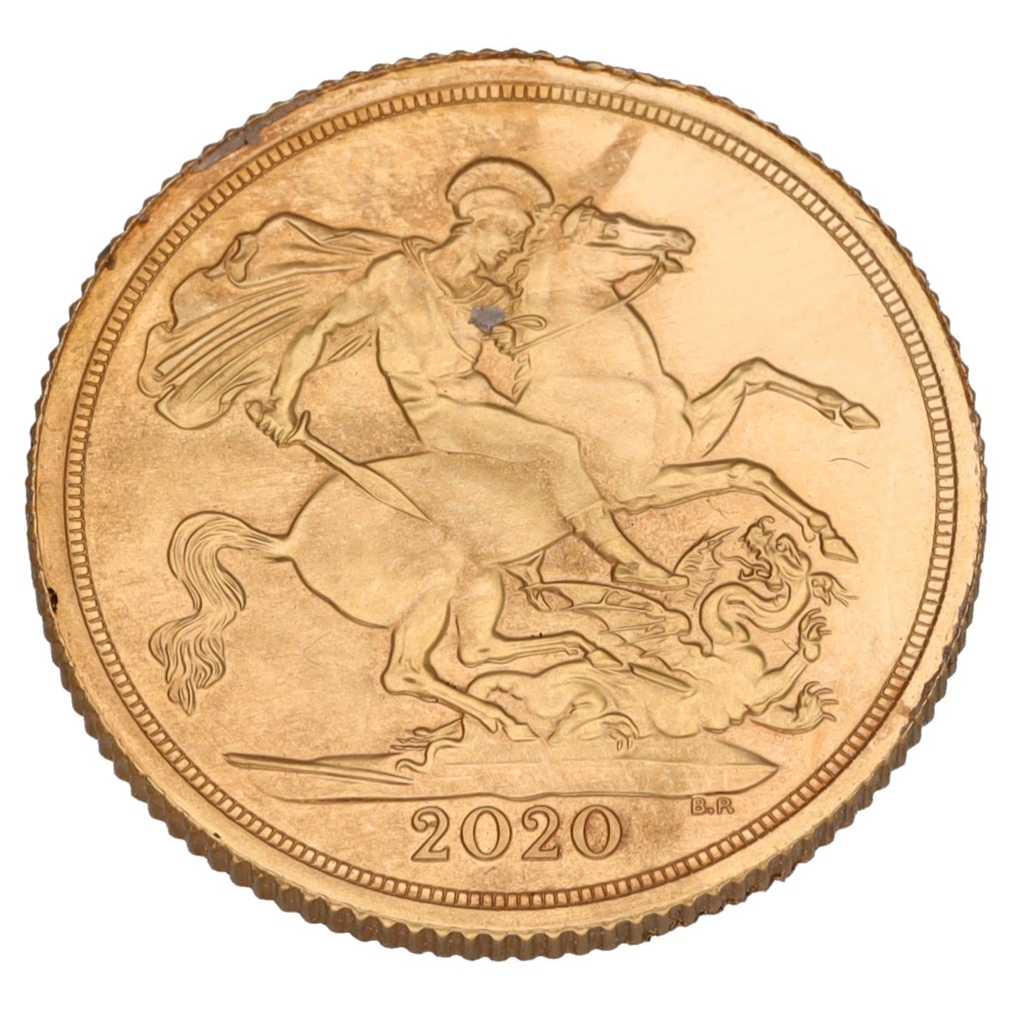 22ct Gold Queen Elizabeth II Full Sovereign Coin 2020