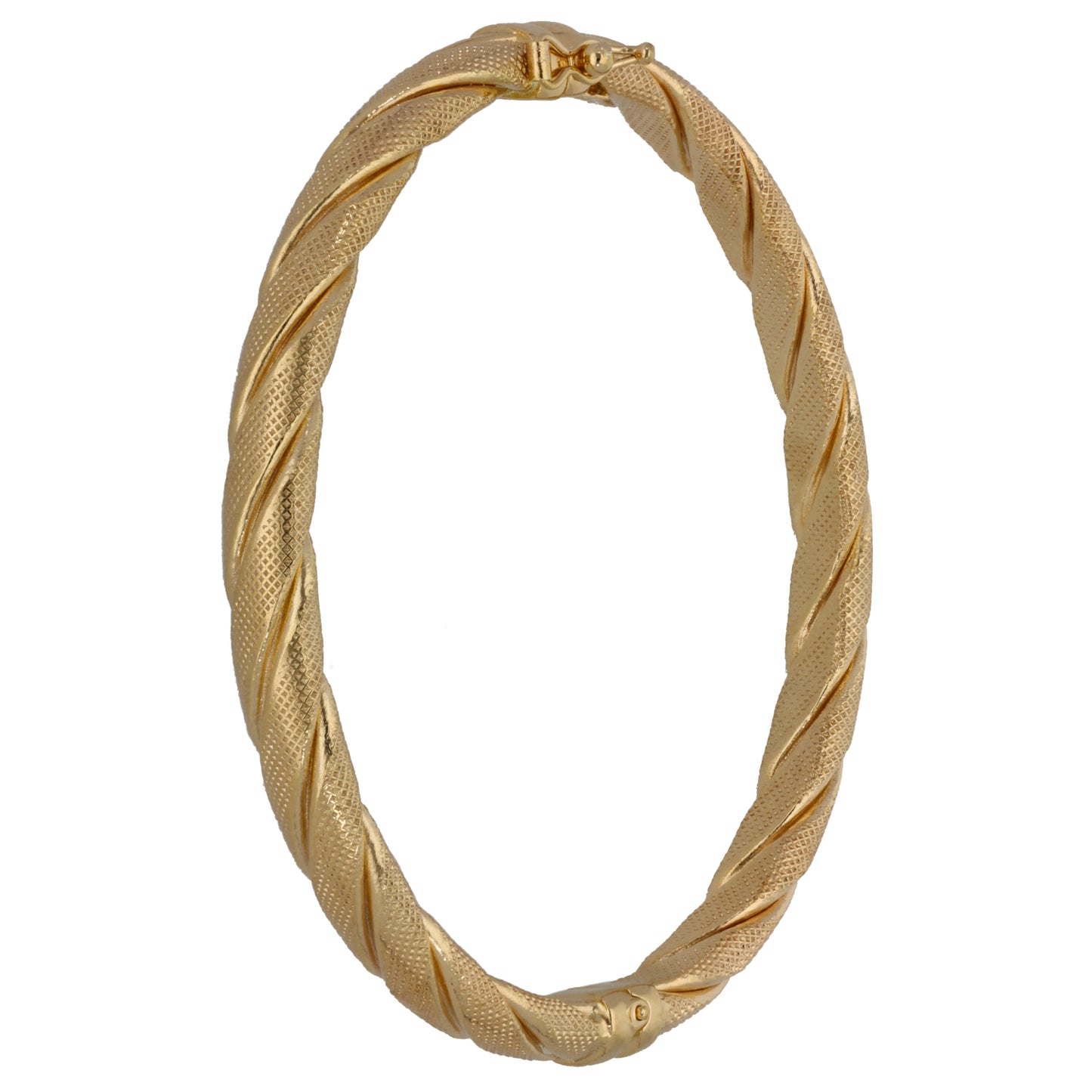 9ct Gold Hinged/Clasp Bangle