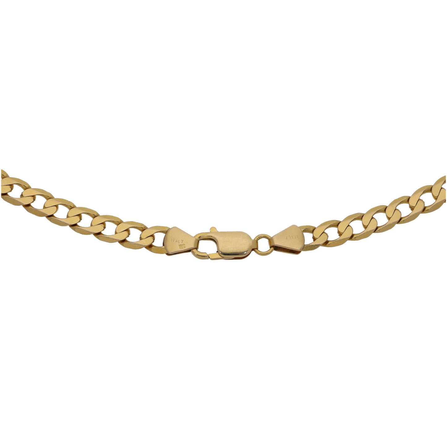 9ct Gold Curb Chain 22"