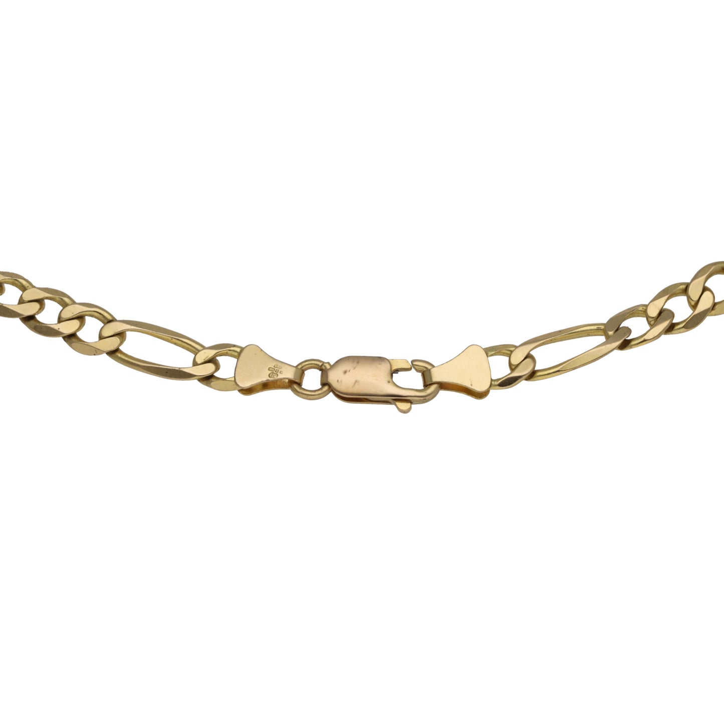 9ct Gold Figaro Chain 18"