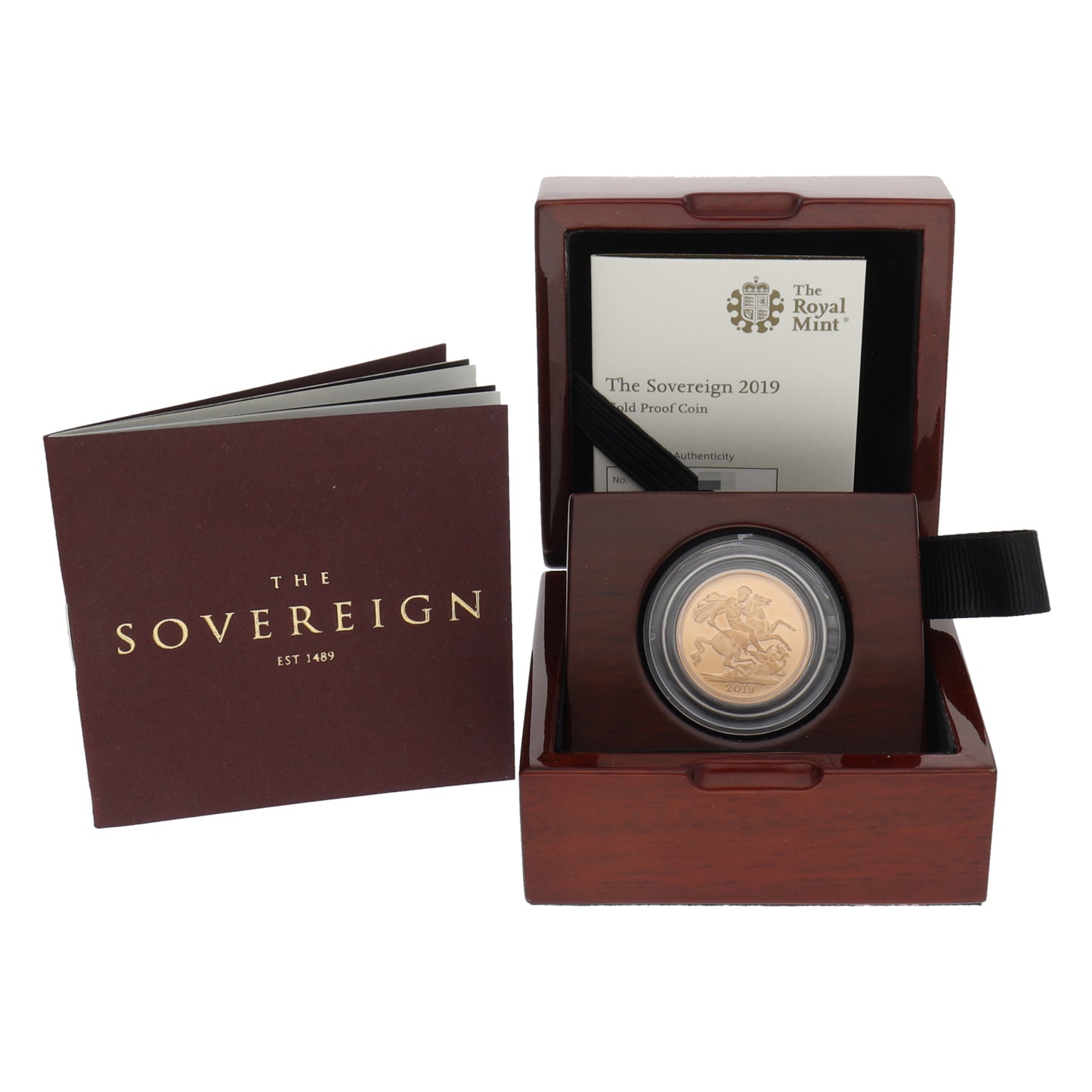 22ct Gold Queen Elizabeth II Full Sovereign Coin 2019