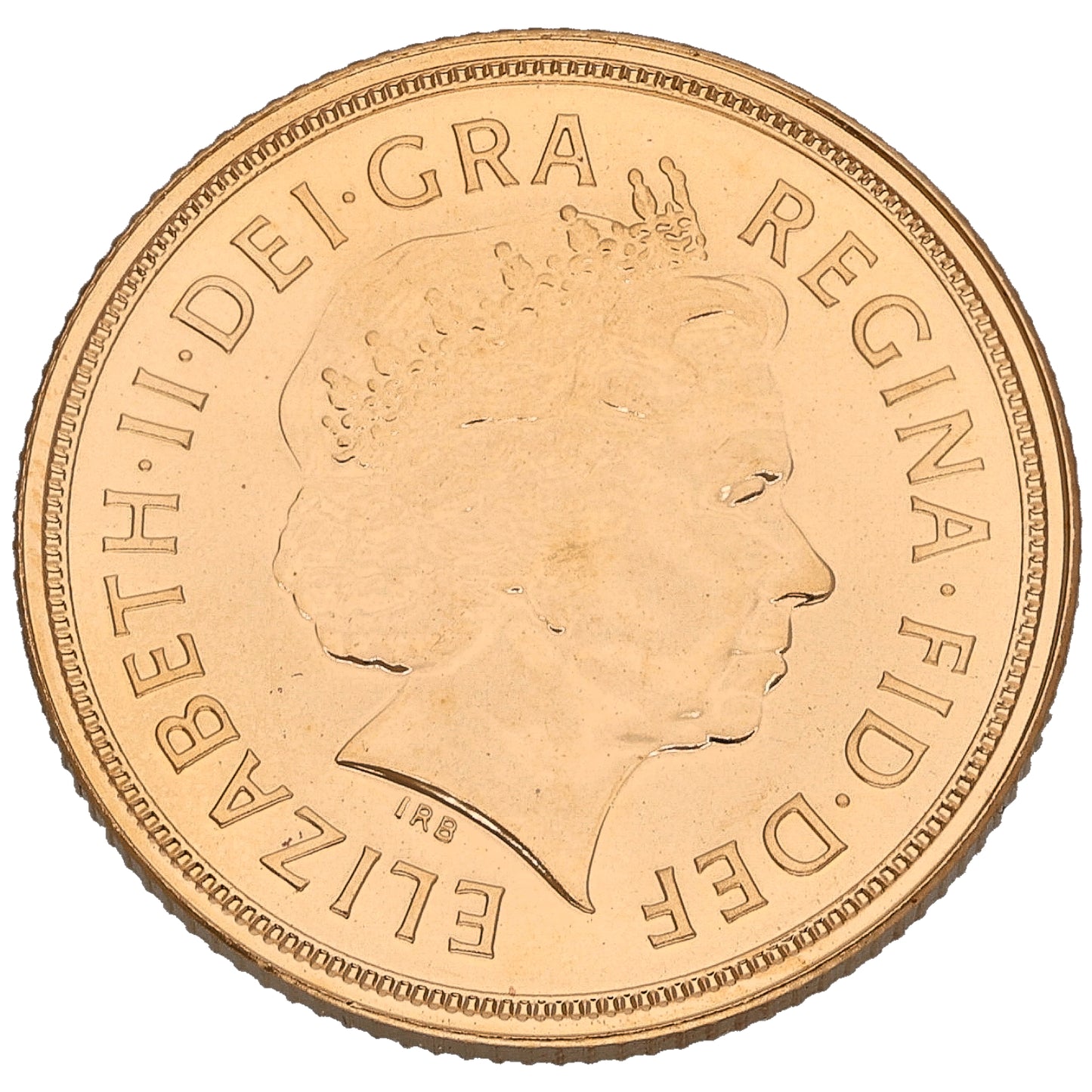 22ct Gold Queen Elizabeth II Full Sovereign Coin 2007