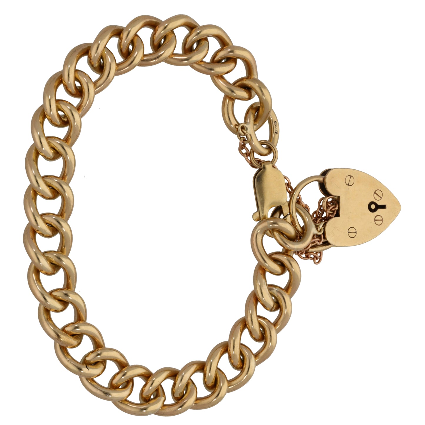 9ct Gold Gate Bracelet