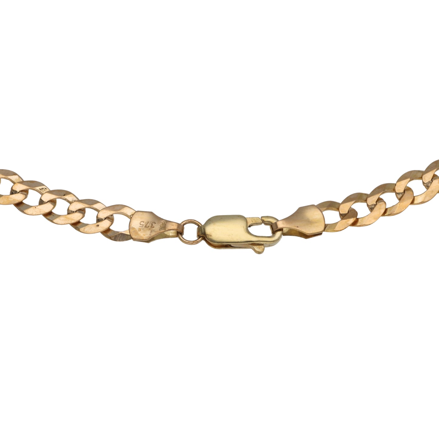 9ct Gold Curb Chain 24"