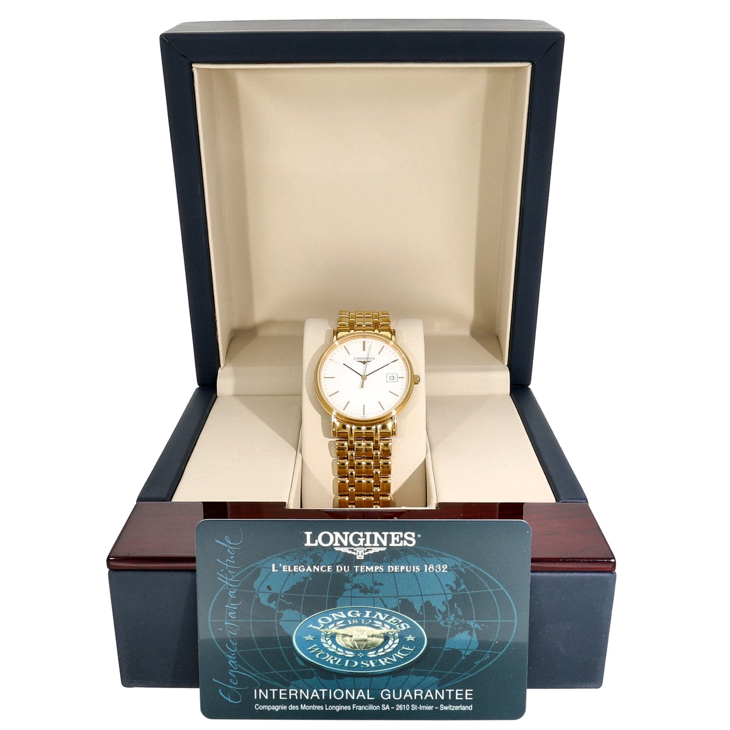 Longines Presence L4.720.2 33mm Gold Plated Watch