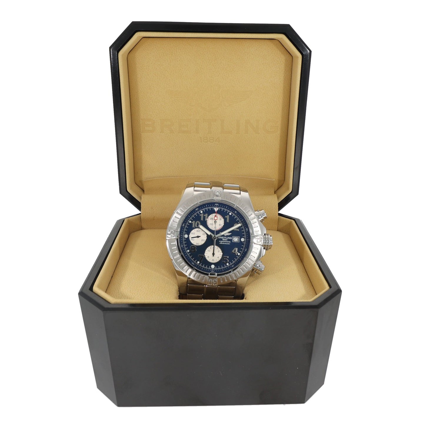 Breitling Super Avenger A13370 48.4mm Stainless Steel Watch