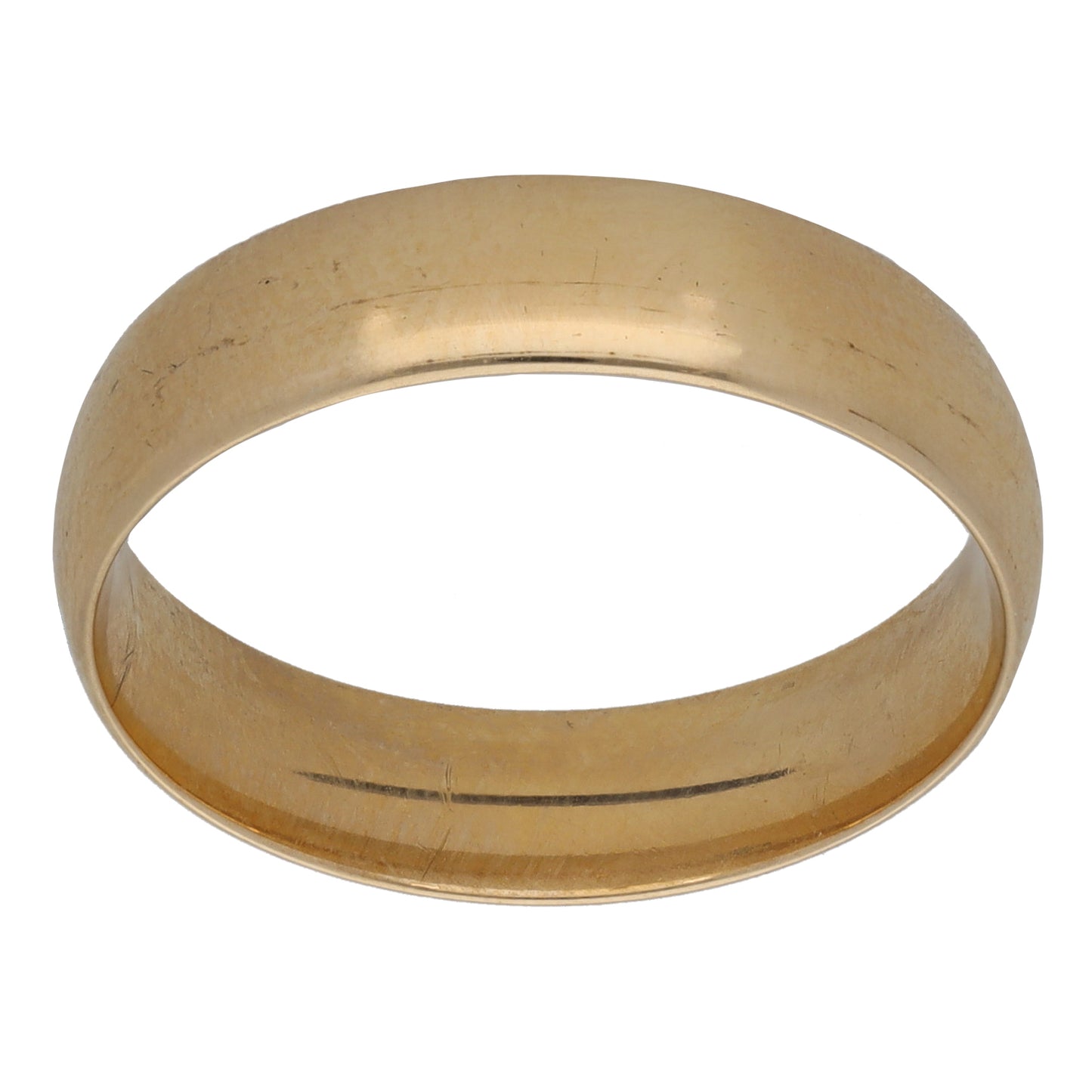 9ct Gold Plain Wedding Ring Size Q