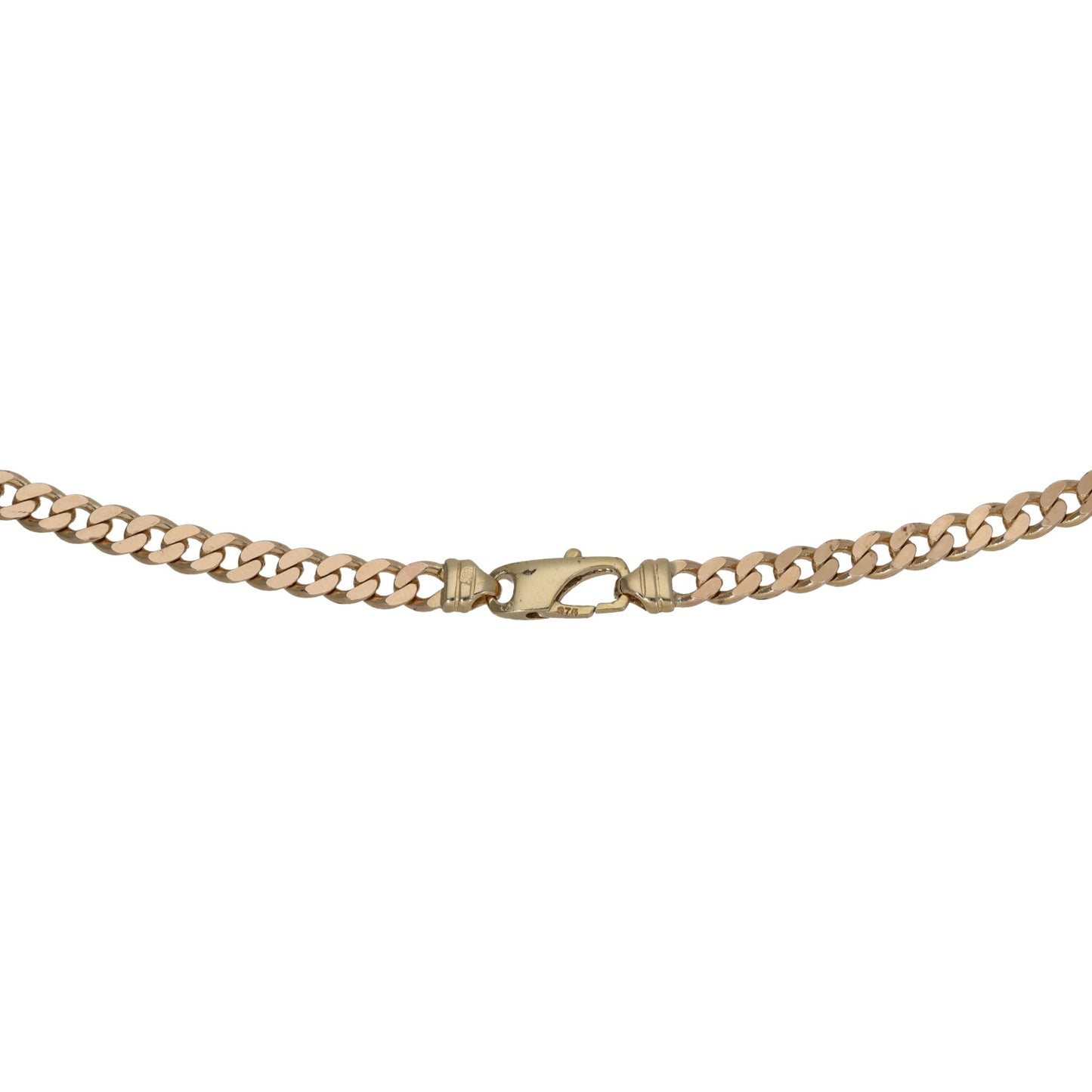 9ct Gold Curb Chain 22"
