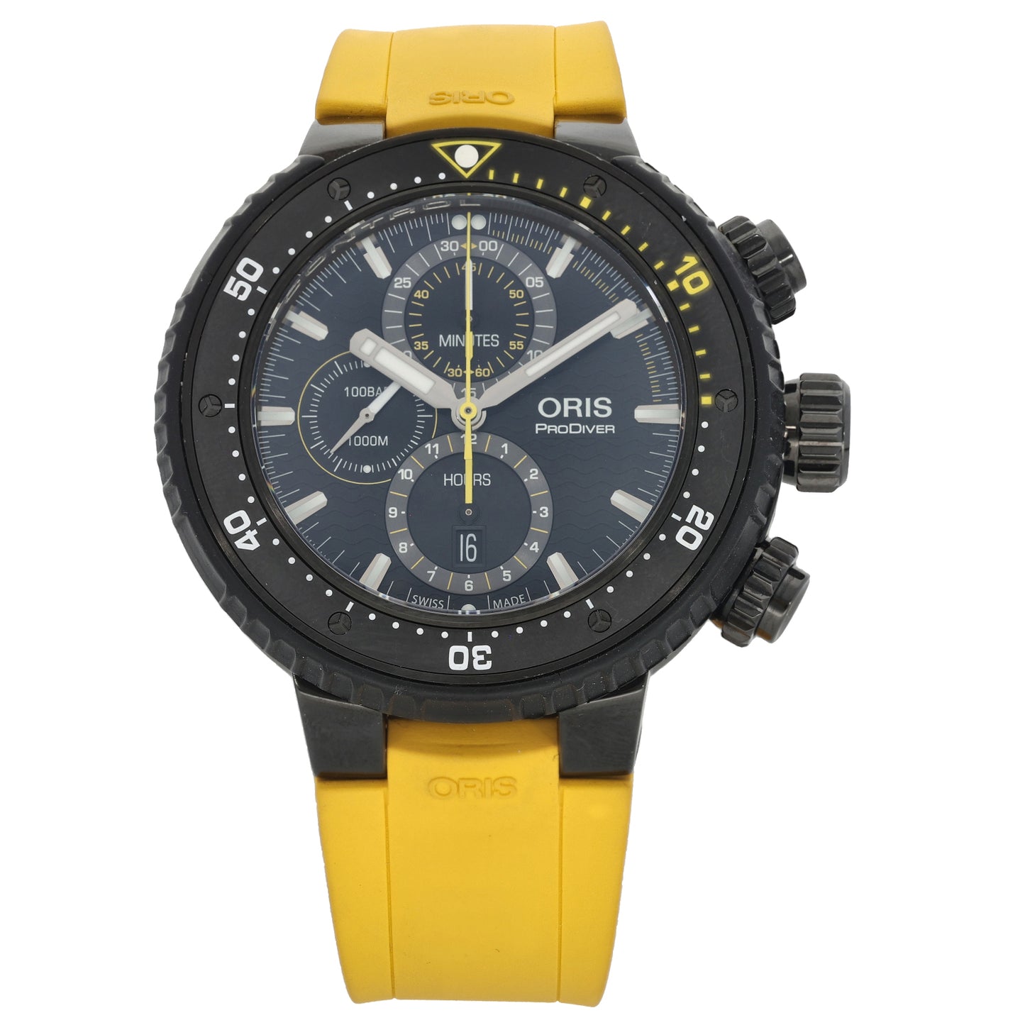 Oris Dive Control 7727 7784 51mm Titanium Watch