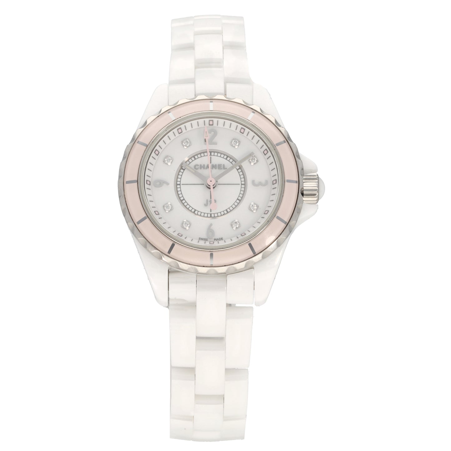 Chanel J12 Soft Rose H4467 33mm Ceramic Watch