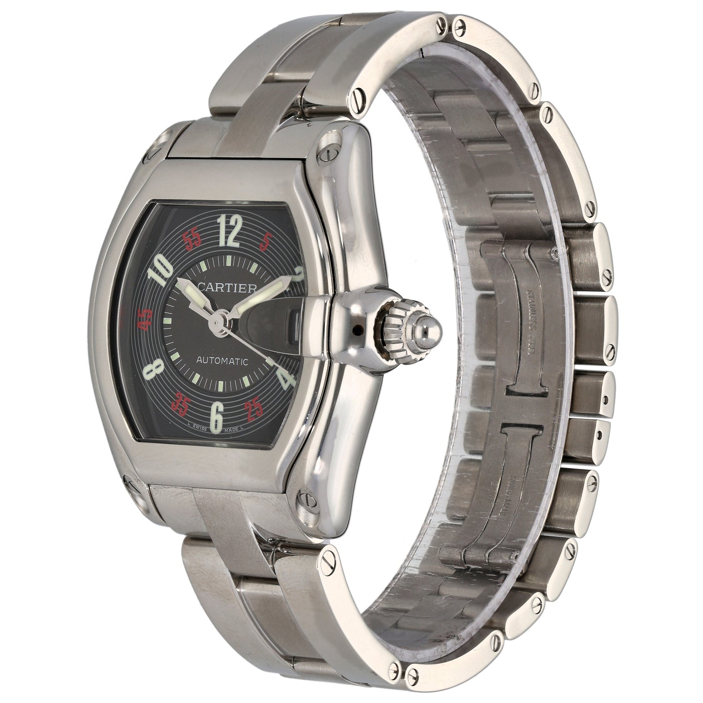 Cartier Roadster 2510 37mm Stainless Steel Watch