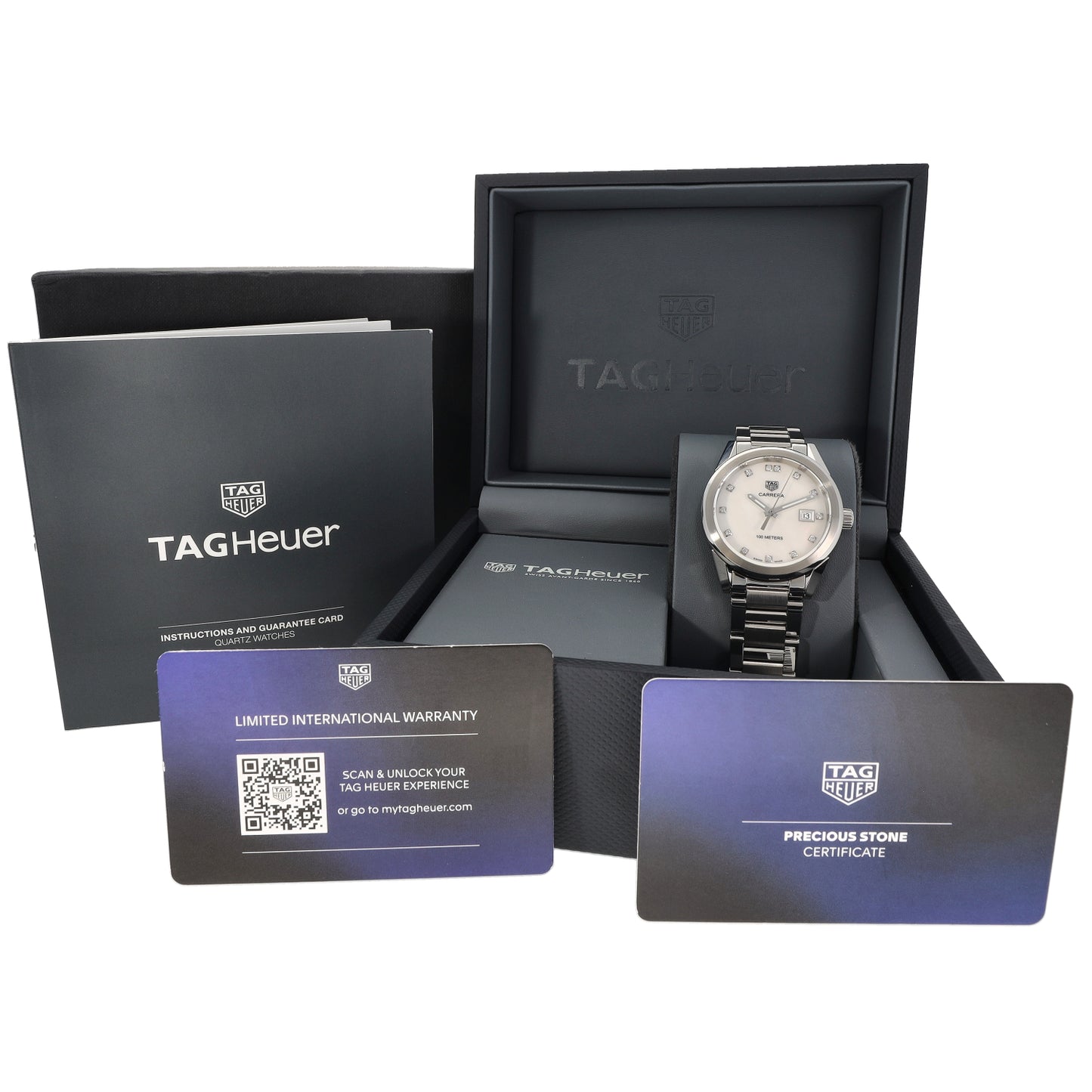 Tag Heuer Carrera WBG1312 36mm Stainless Steel Watch