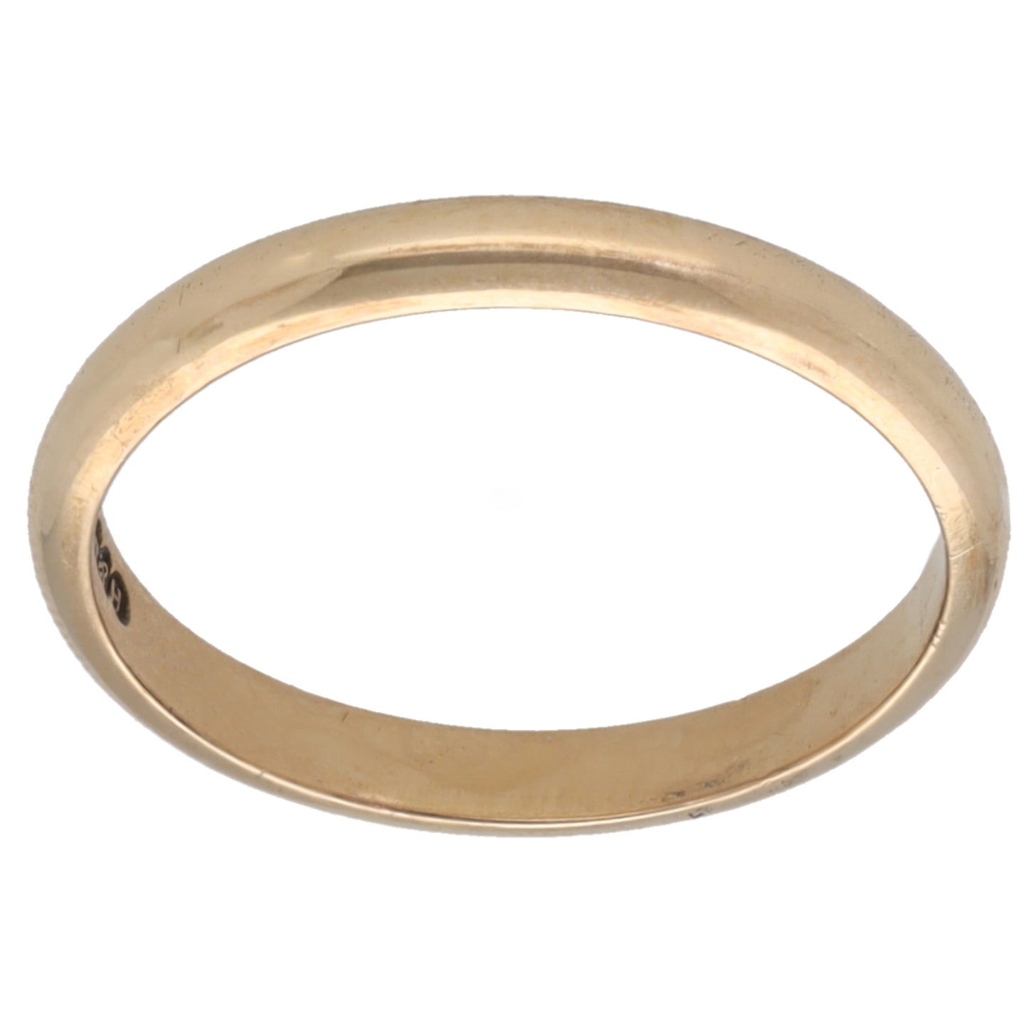 9ct Gold Plain Wedding Ring Size Q