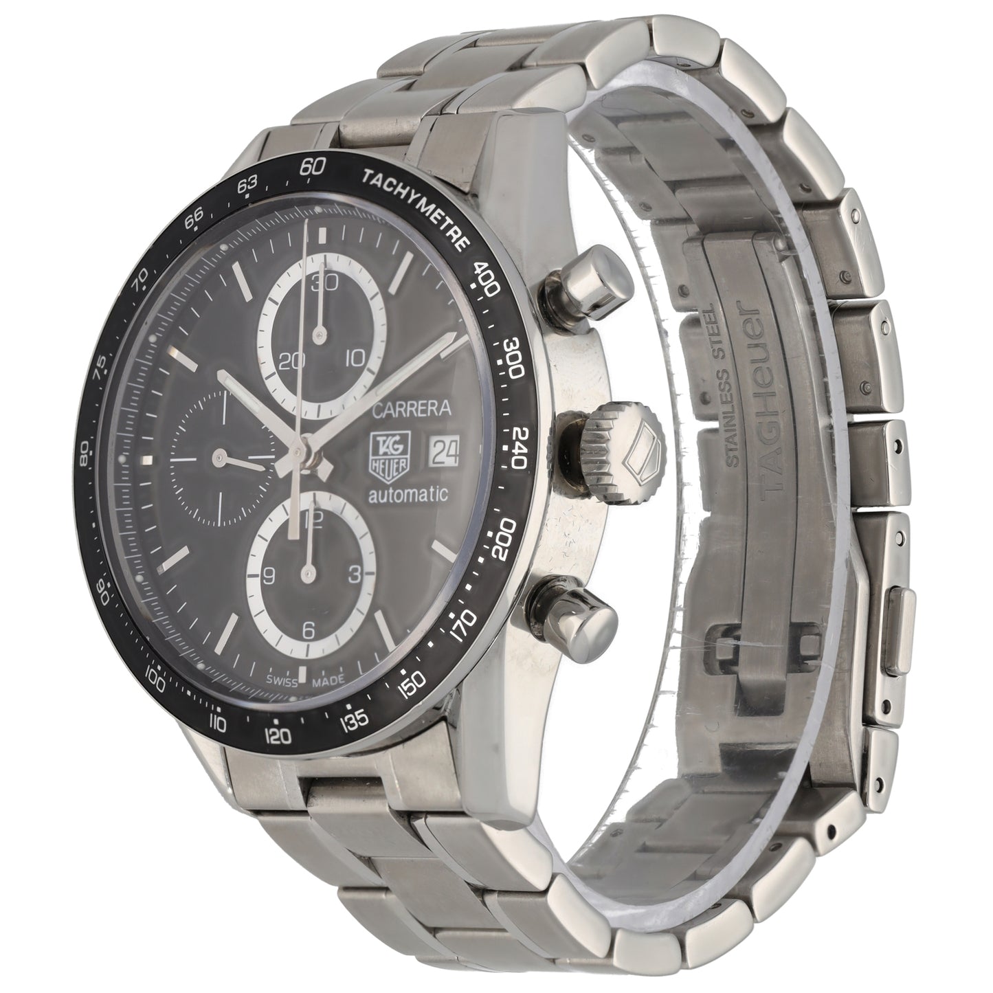 Tag Heuer Carrera CV2010 41mm Stainless Steel Watch