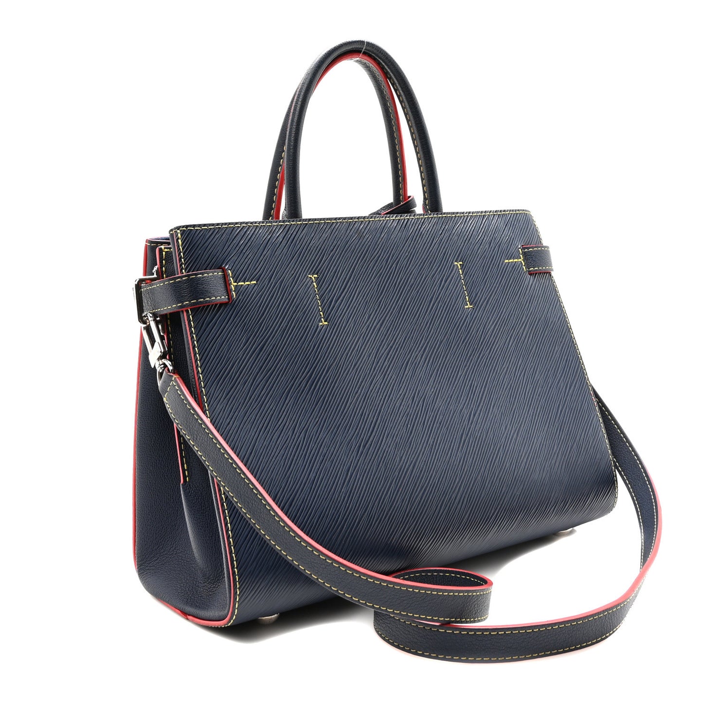 Louis Vuitton Twist Tote Epi Leather Bag - Indigo