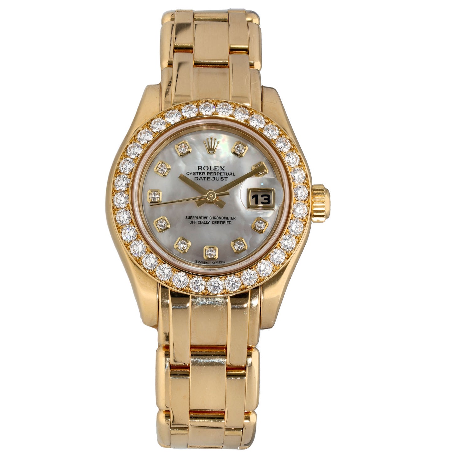 Rolex Pearlmaster 80298 29mm Gold Watch