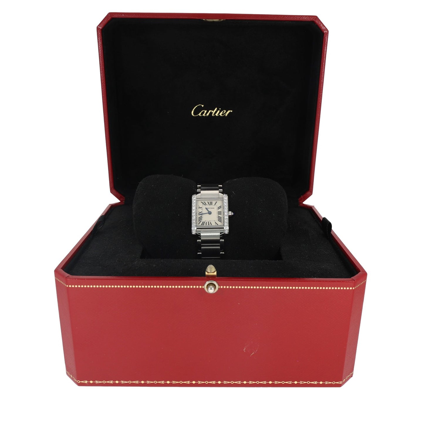 Cartier Tank Francaise W4TA0008 20mm Stainless Steel Watch
