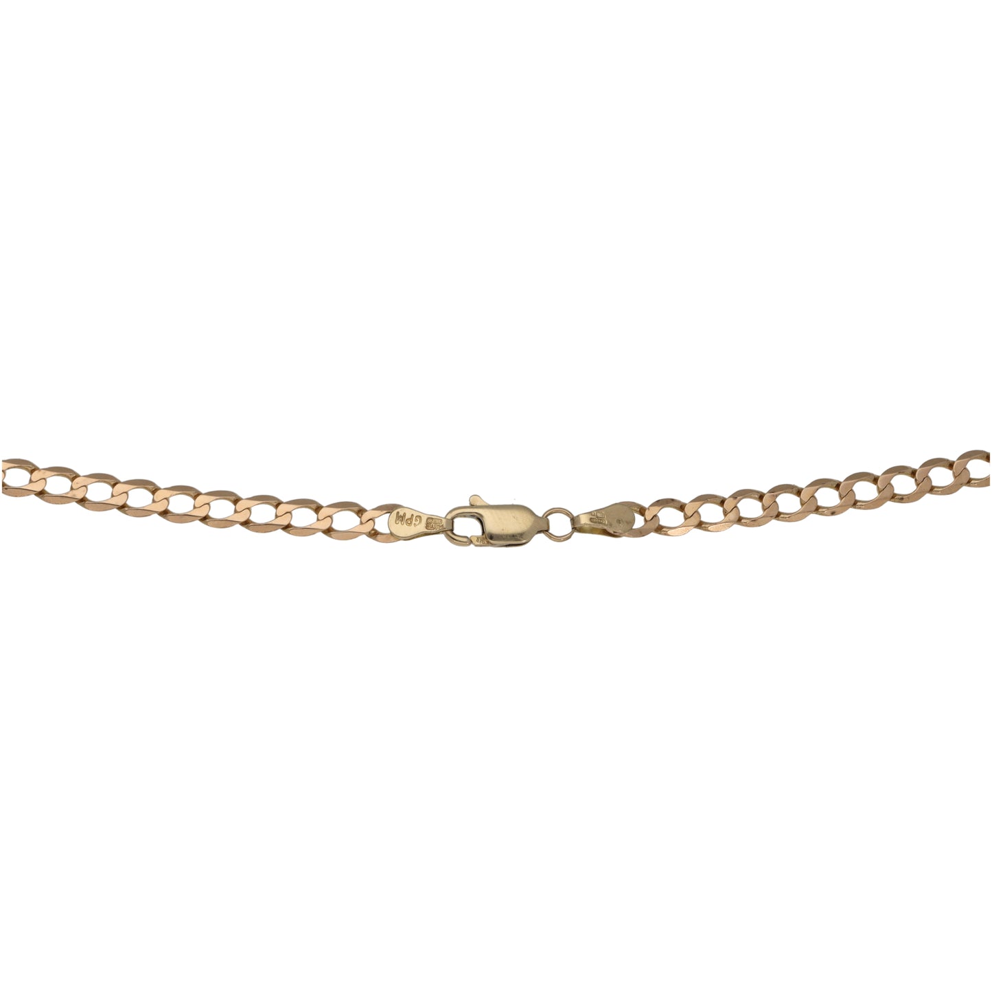 9ct Gold Curb Chain 19"