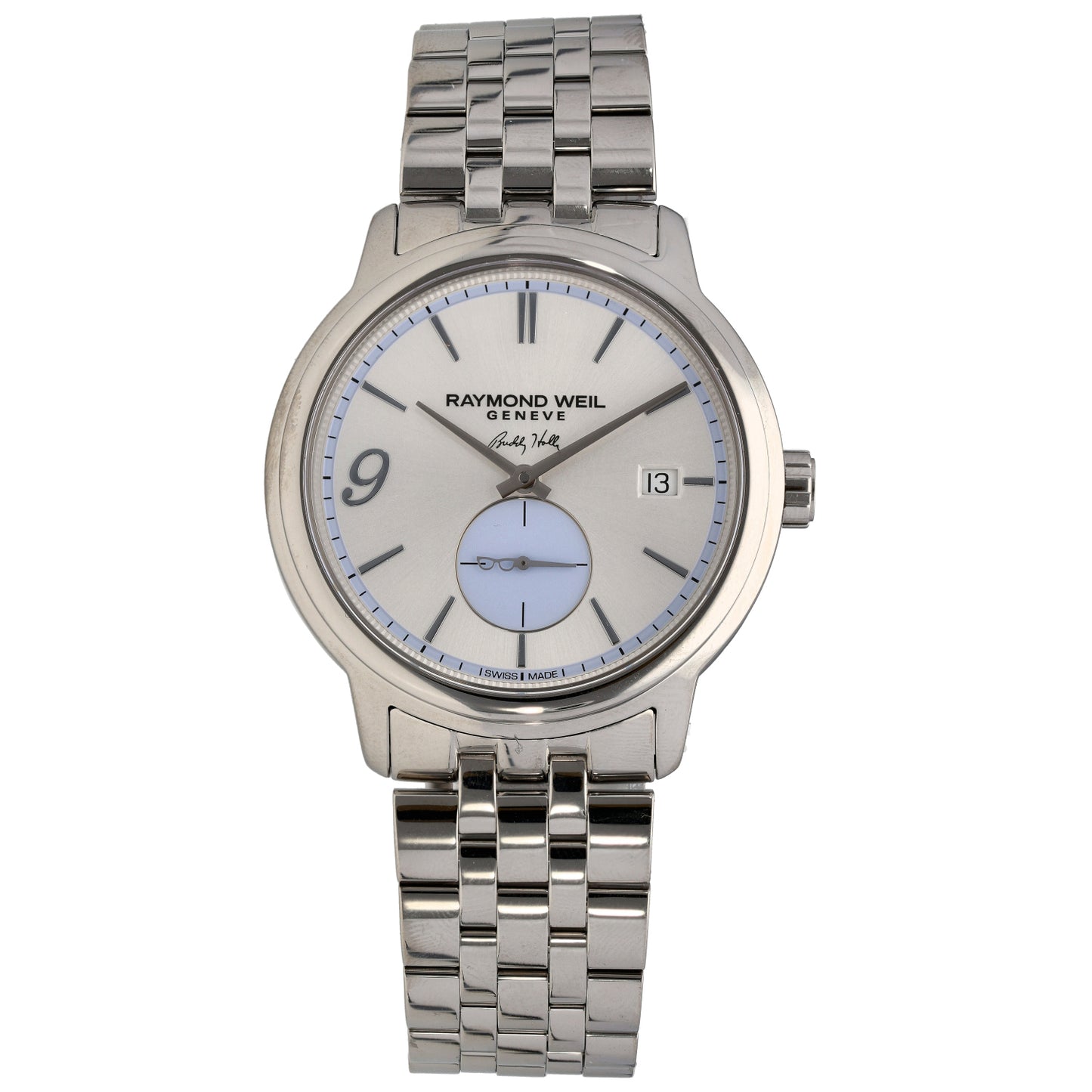 Raymond Weil Maestro 'Buddy Holly' 2238 39mm Stainless Steel Watch
