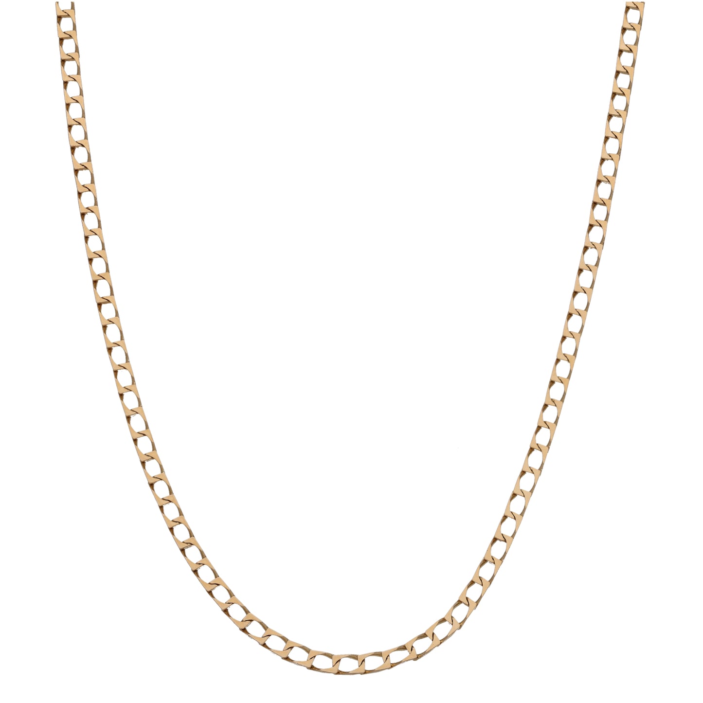 9ct Gold Curb Chain 24"