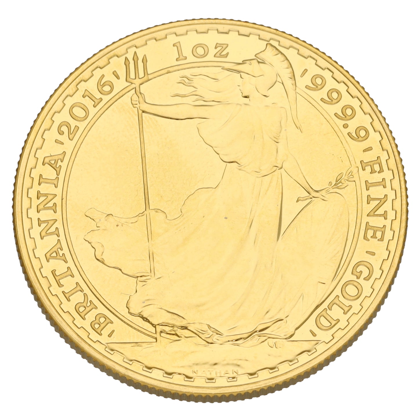 24ct Gold Queen Elizabeth II 1 OZ Britannia Coin 2016