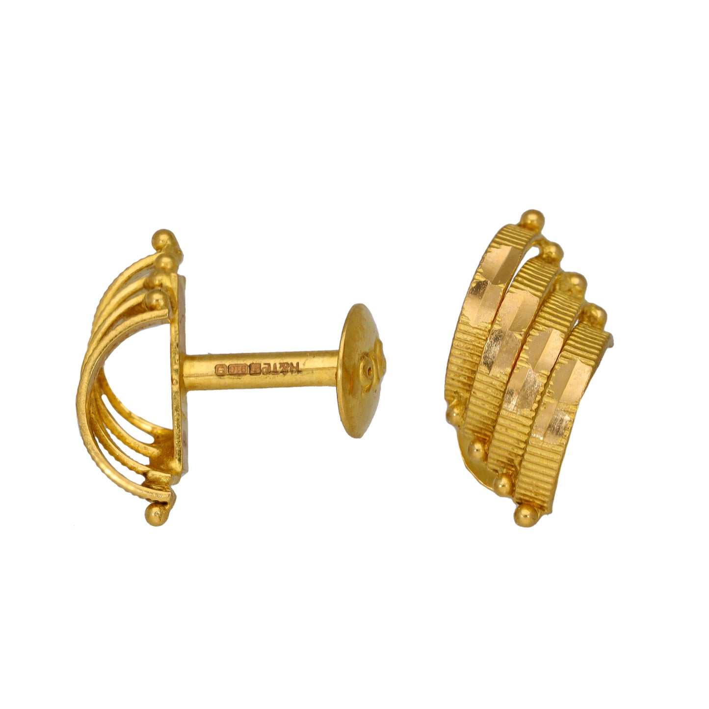 22ct Gold Stud Earrings