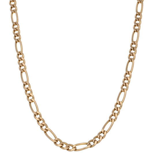 9ct Gold Figaro Chain 18"