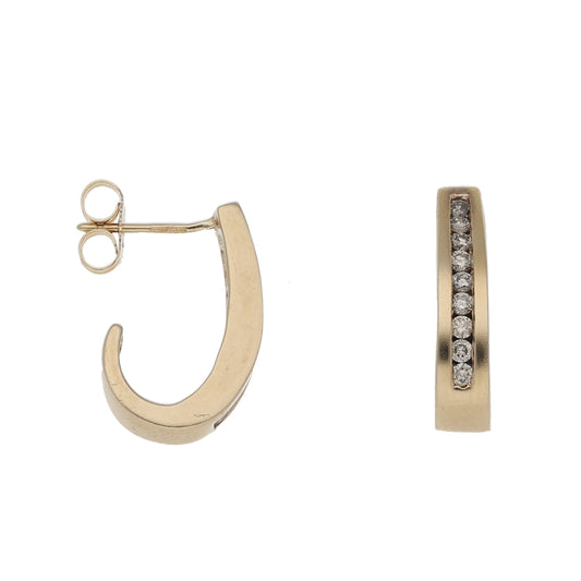 9ct Gold 0.18ct Diamond Dress/Cocktail Earrings