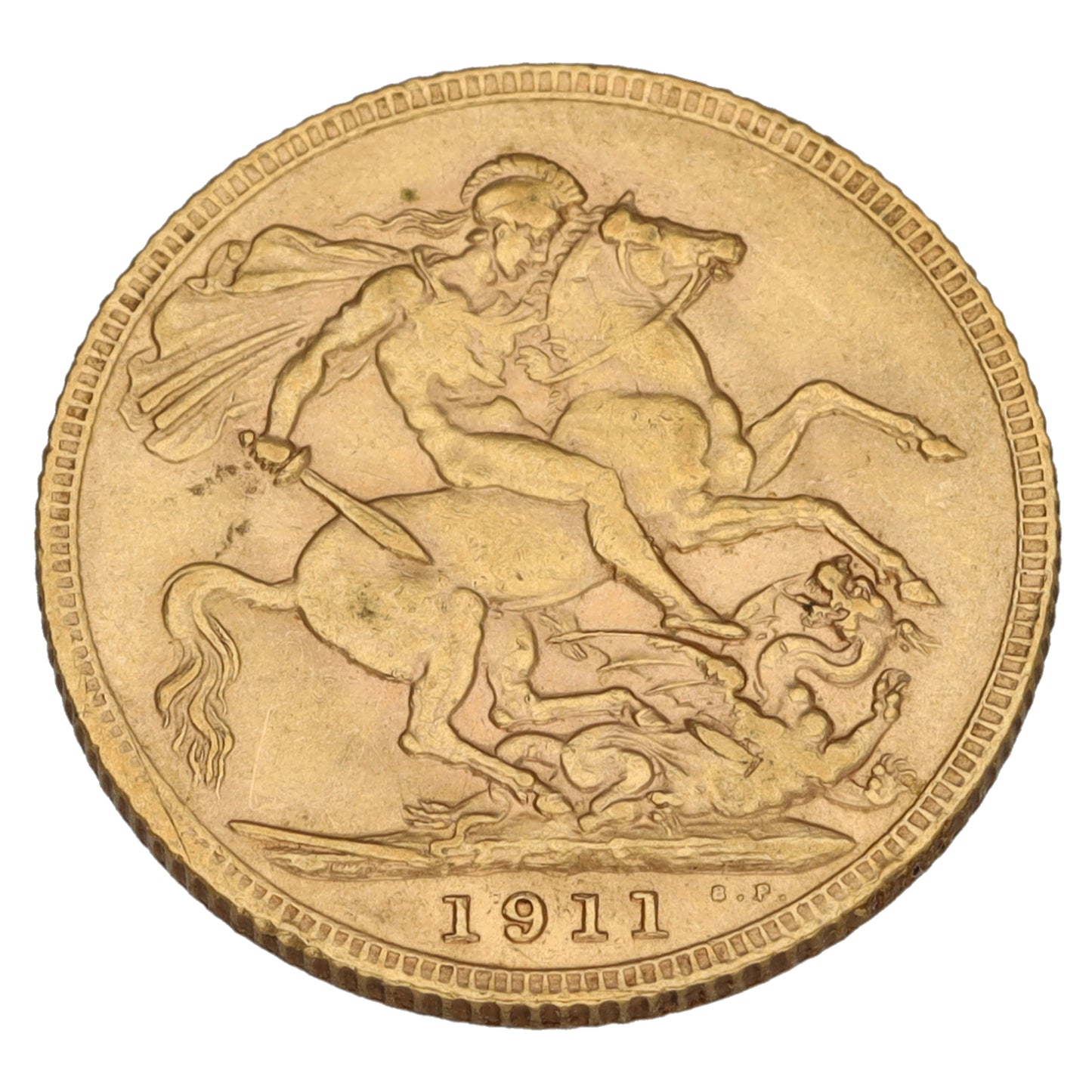 22ct Gold King George V Full Sovereign Coin 1911