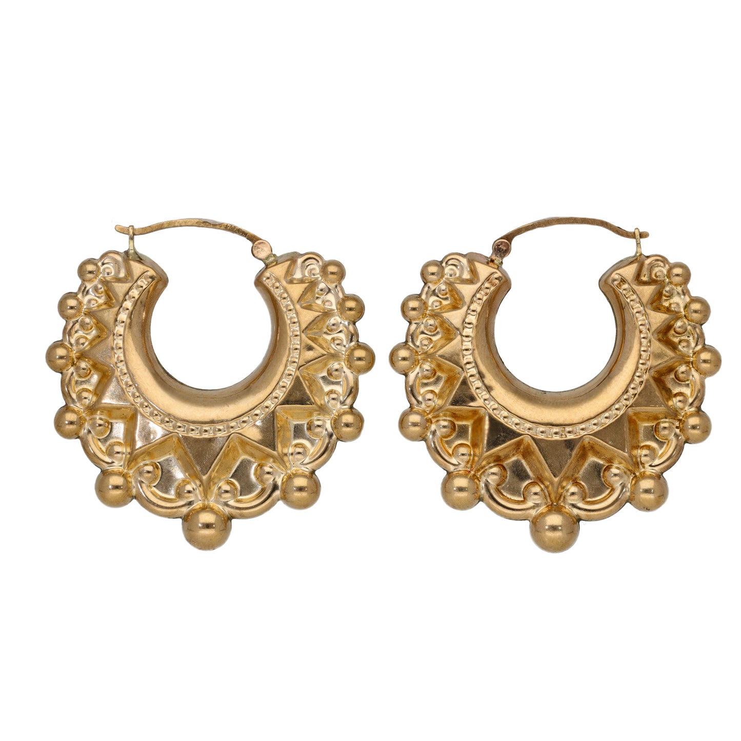 9ct Gold Creole Earrings