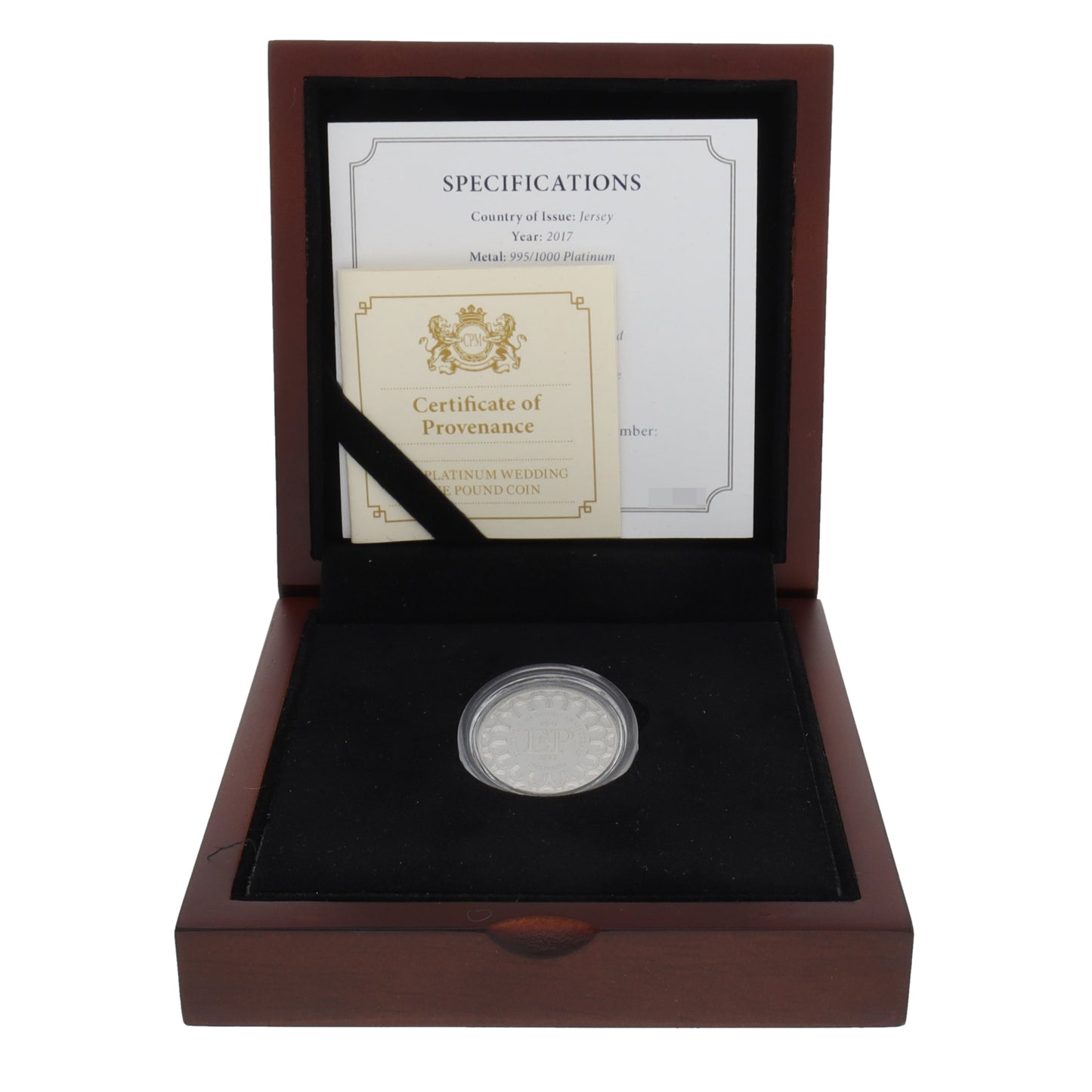 Platinum Wedding Anniversary One Pound Coin 2017