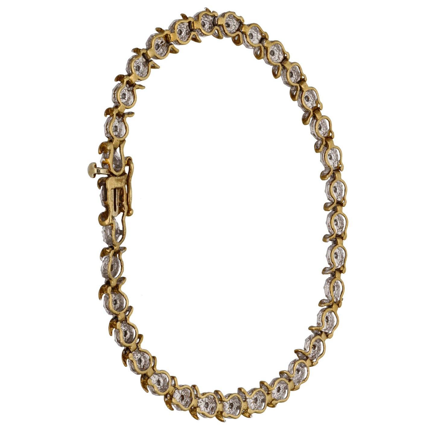 9ct Gold 0.33ct Diamond Line/Tennis Bracelet