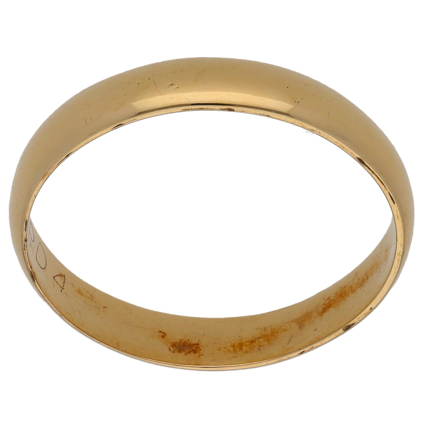 9ct Gold Plain Wedding Ring Size R