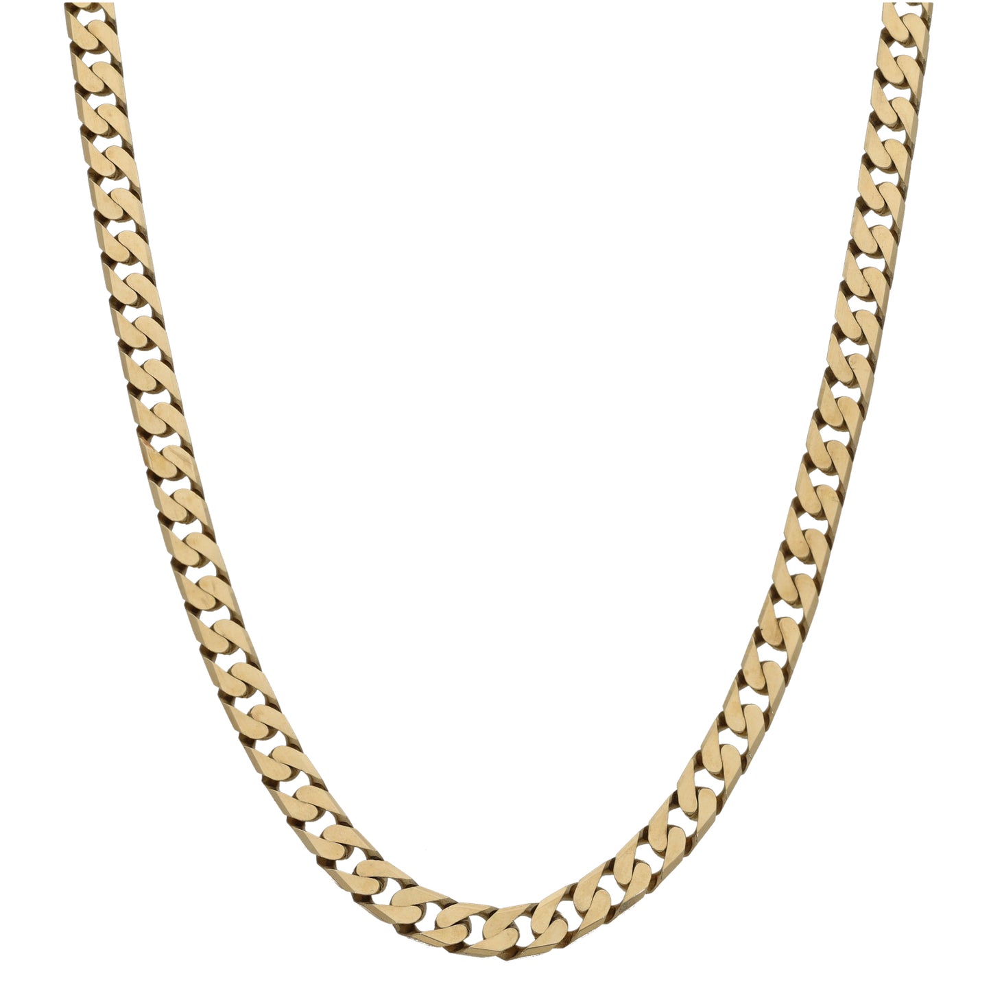 9ct Gold Curb Chain 20"