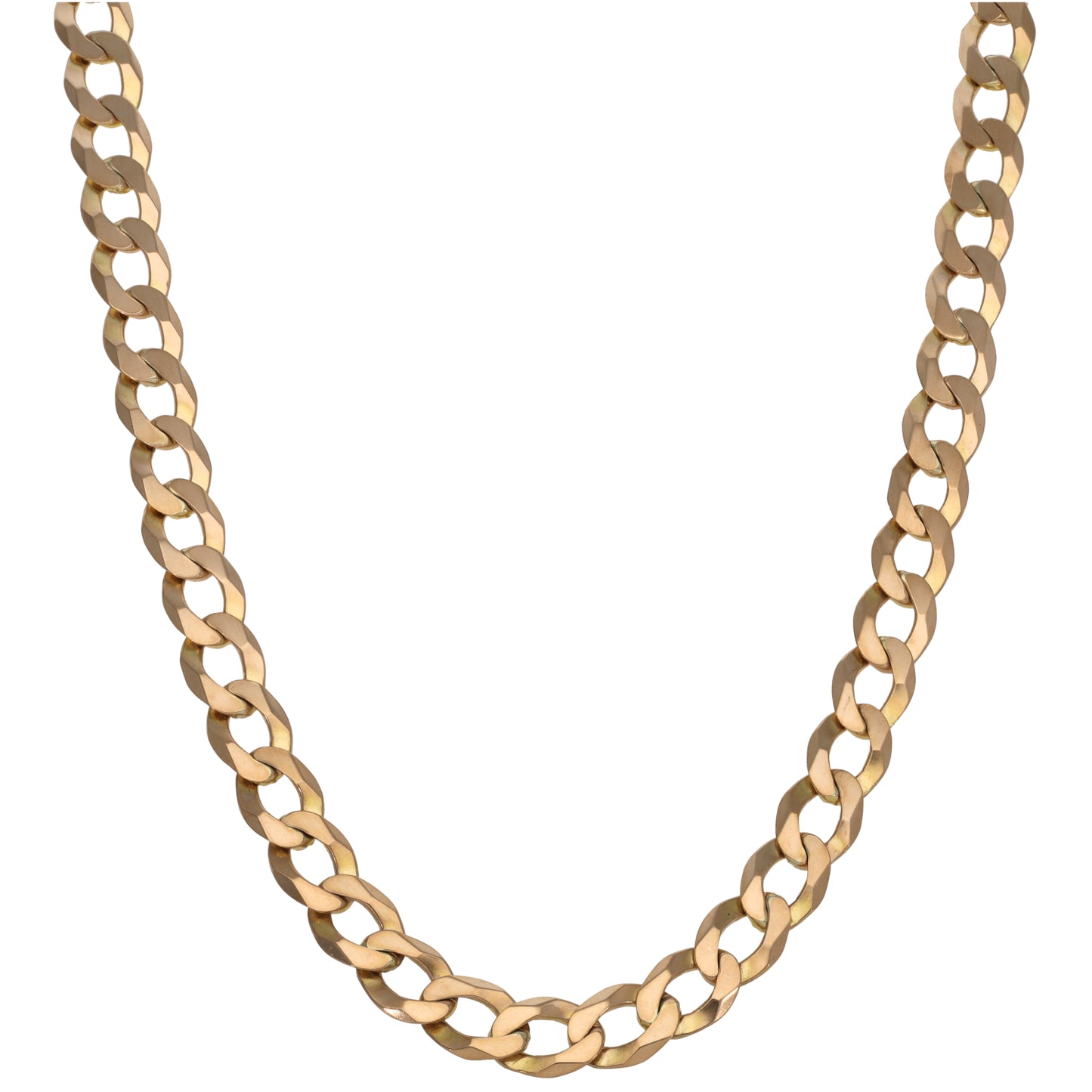9ct Gold Curb Chain 26"