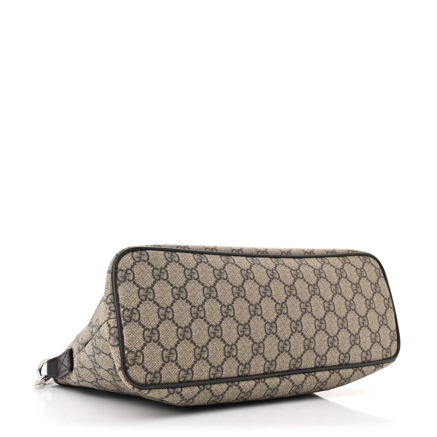 Gucci Small Tote GG Supreme Coated Canvas Bag - Beige & Brown