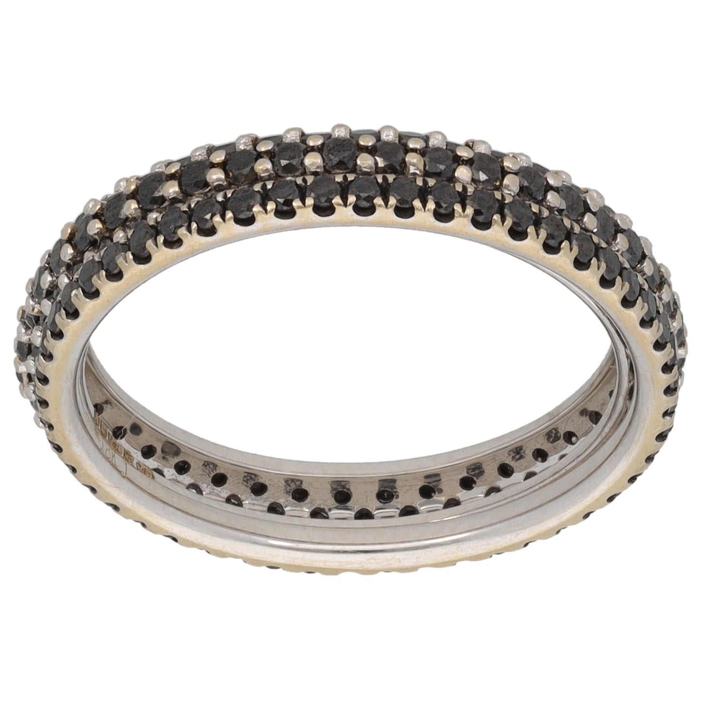 18ct White Gold Imitation Dress/Cocktail Ring Size K