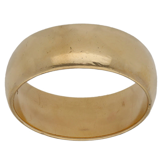 9ct Gold Plain Wedding Ring Size U