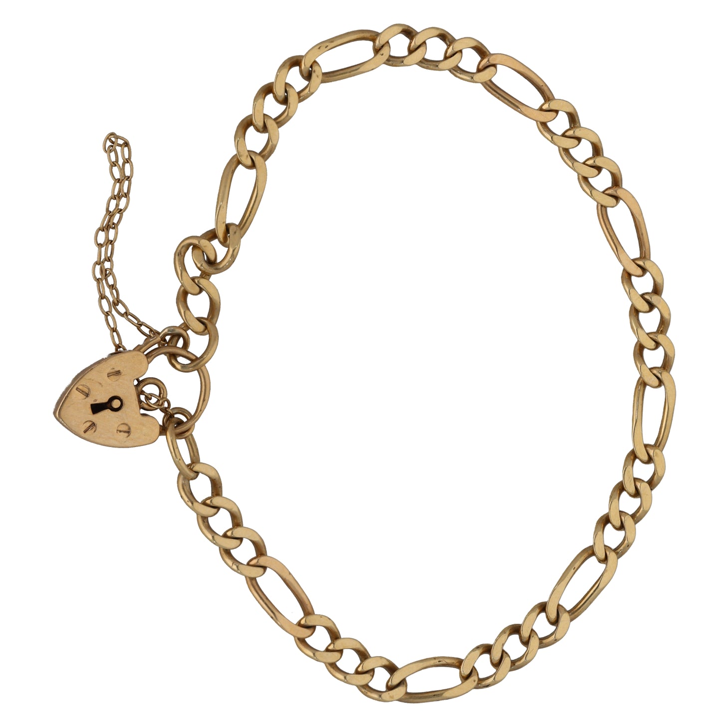 9ct Gold Figaro Bracelet