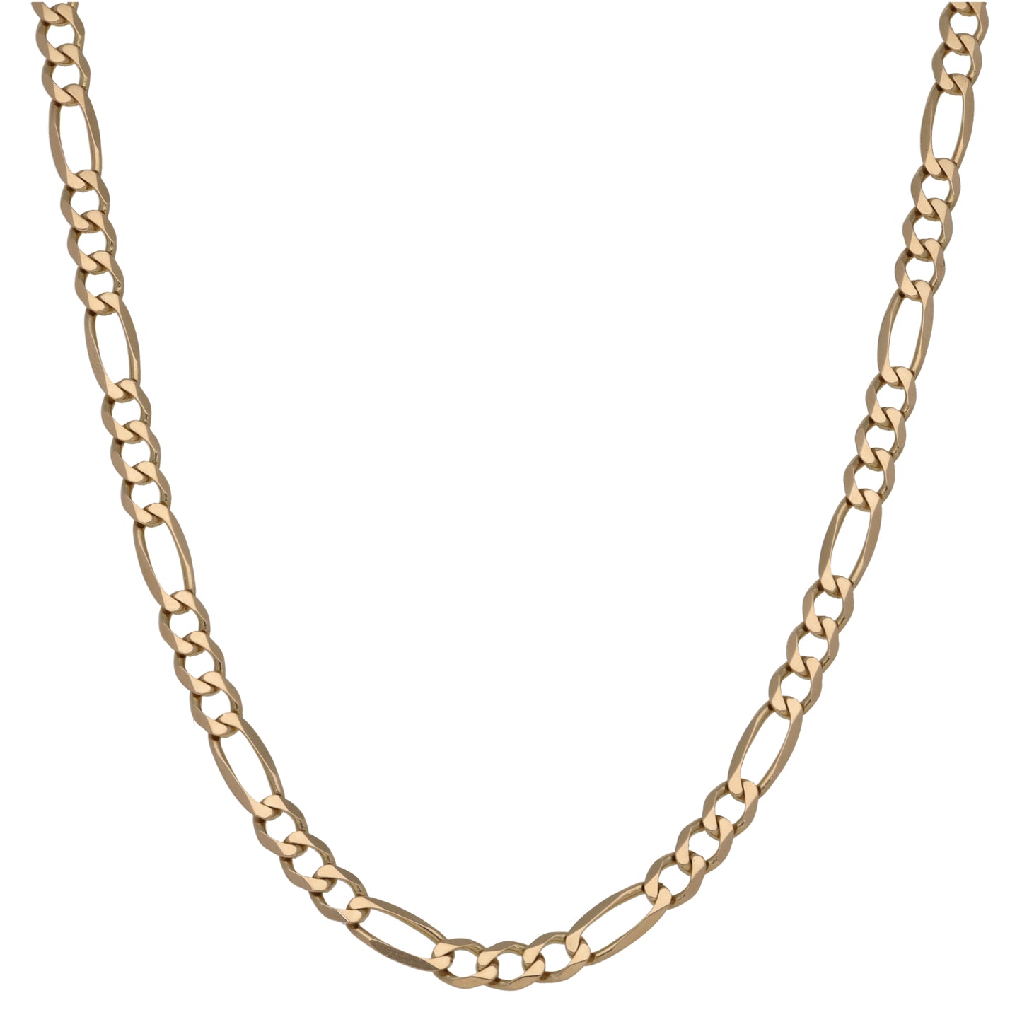 9ct Gold Figaro Chain 24"