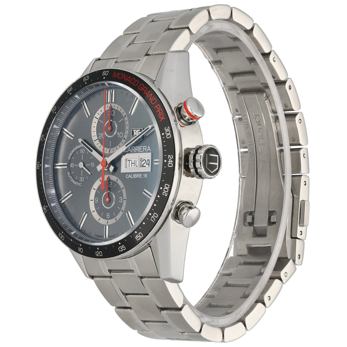 Tag Heuer Carrera CV2A1M 43mm Stainless Steel Watch