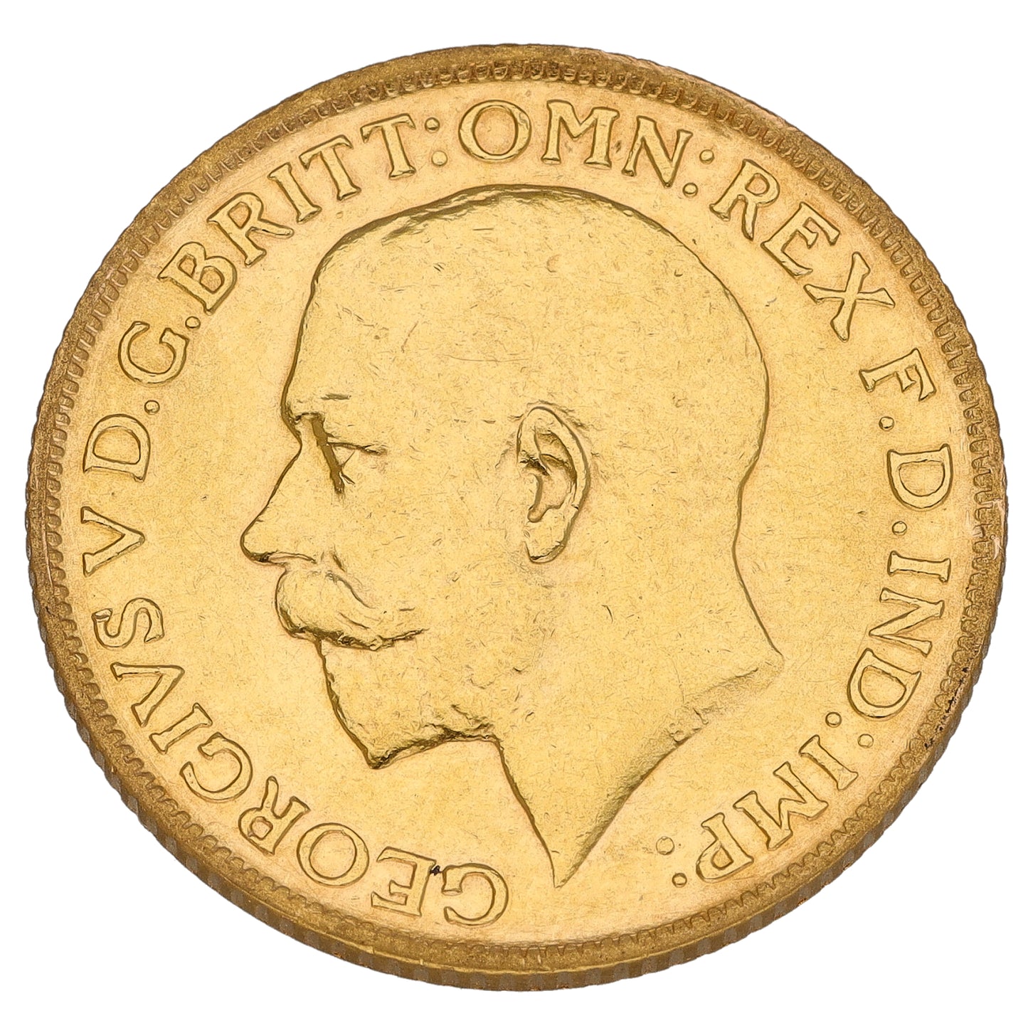 22ct Gold King George V Full Sovereign Coin 1915