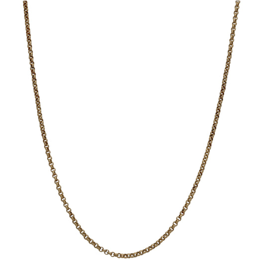 9ct Gold Belcher Chain 19"