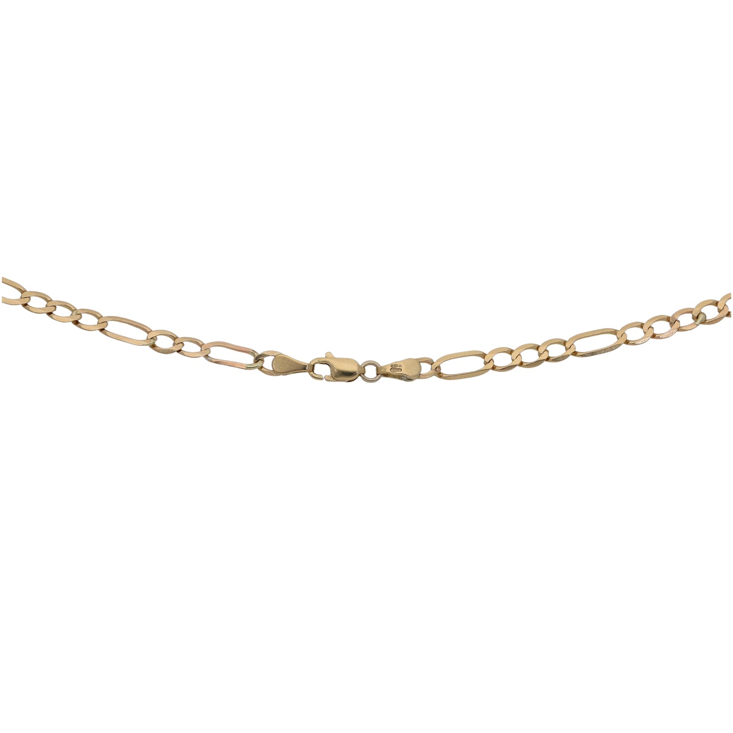 9ct Gold Figaro Chain 16"